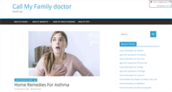 Desktop Screenshot of callmyfamilydoctor.com